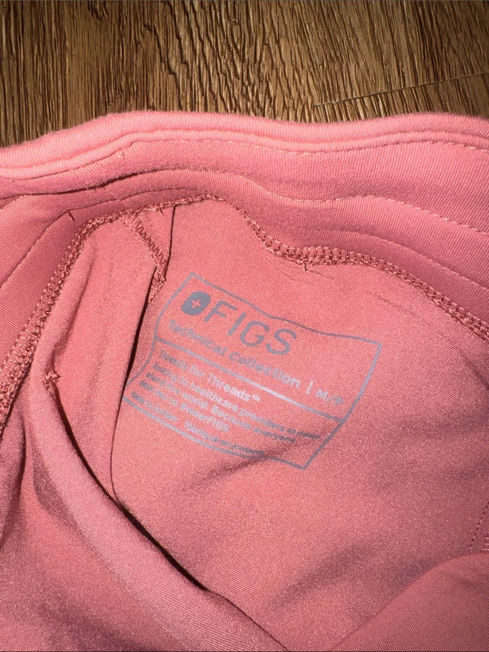 Figs Women's Scrub Set in Dusty Rose Pink M top MP joggers